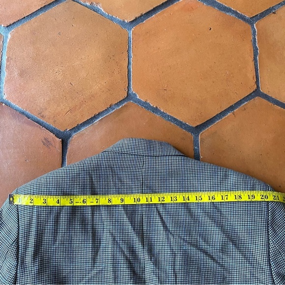 Ralph Lauren Wool Houndstooth 2 Button Blazer Sport Jacket Suit Coat Mens 44 R - Picture 13 of 13